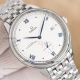 Swiss replica Omega De Ville 8802 automatic mechanical white face stainless steel watch (4)_th.jpg